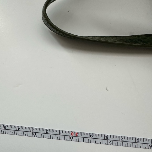 Jessica McClintock Vegan Crocodile Leather, VTG, Y2K. Green Boho. Whimsical goth - Picture 9 of 11